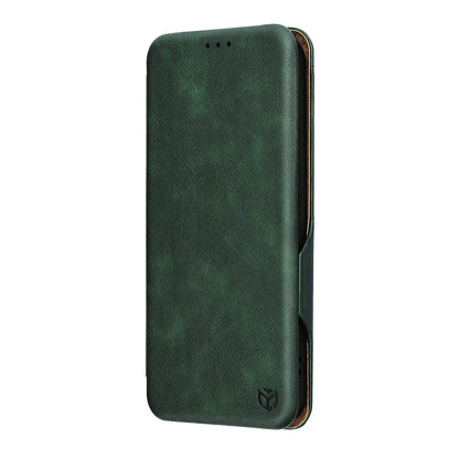 Hülle für Oppo Reno14, Techsuit, Safe Wallet Plus, Grün