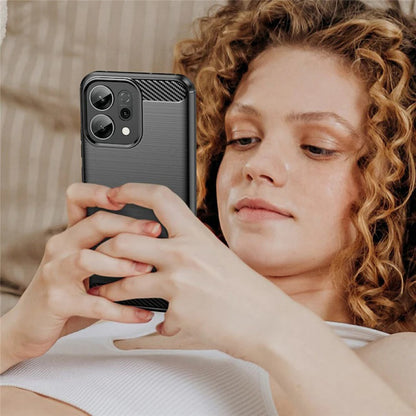 Hülle für Oppo Reno15 FS / Reno15 F, Techsuit, Carbon, Schwarz