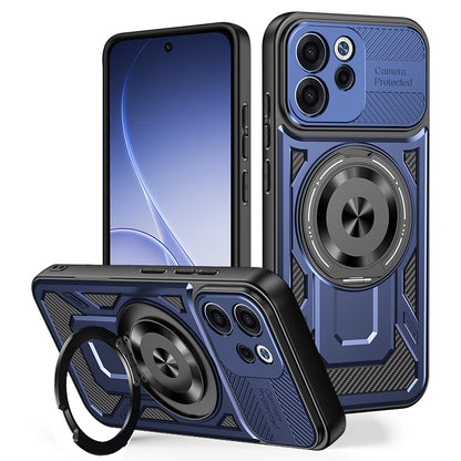Hülle für Oppo Reno15 FS / Reno15 F, Techsuit, RuggedCam, Blau
