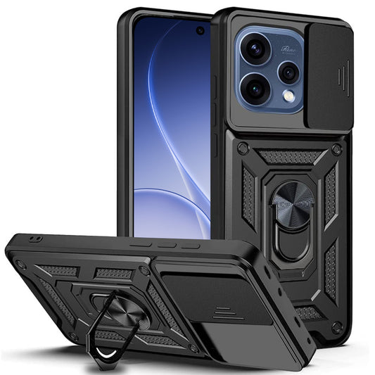 Hülle für Oppo Reno15, Techsuit, CamShield, Schwarz