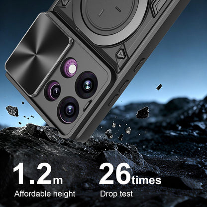 Hülle für Oppo Reno16 F / Reno16 FS, Techsuit, CamGuard Pro, Blau