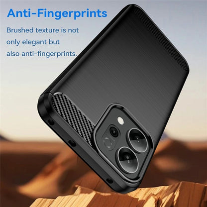 Hülle für Oppo Reno16 F / Reno16 FS, Techsuit, Carbon, Blau