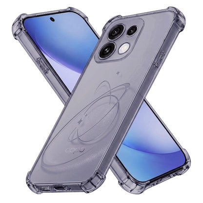 Case for Oppo Reno16 Pro, Techsuit, Shockproof Clear, Smoke