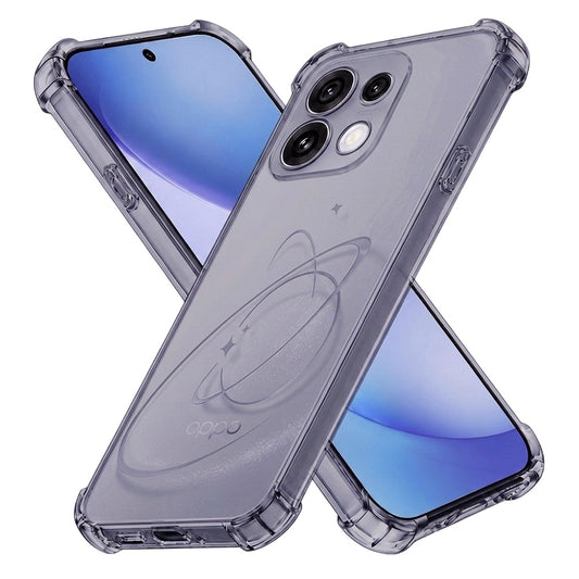 Case for Oppo Reno16 Pro, Techsuit, Shockproof Clear, Smoke