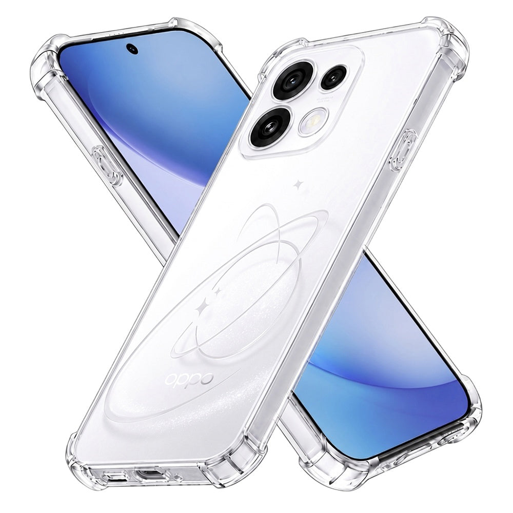 Hülle für Oppo Reno16 Pro, Techsuit, stoßfest klar, transparent