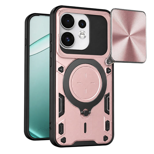 Hülle für Oppo Reno16 / Reno16 Pro, Techsuit, CamGuard Pro, Roségold
