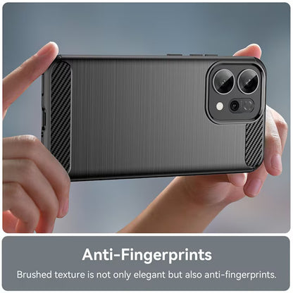 Hülle für Oppo Reno16 / Reno16 Pro, Techsuit, Carbon, Blau
