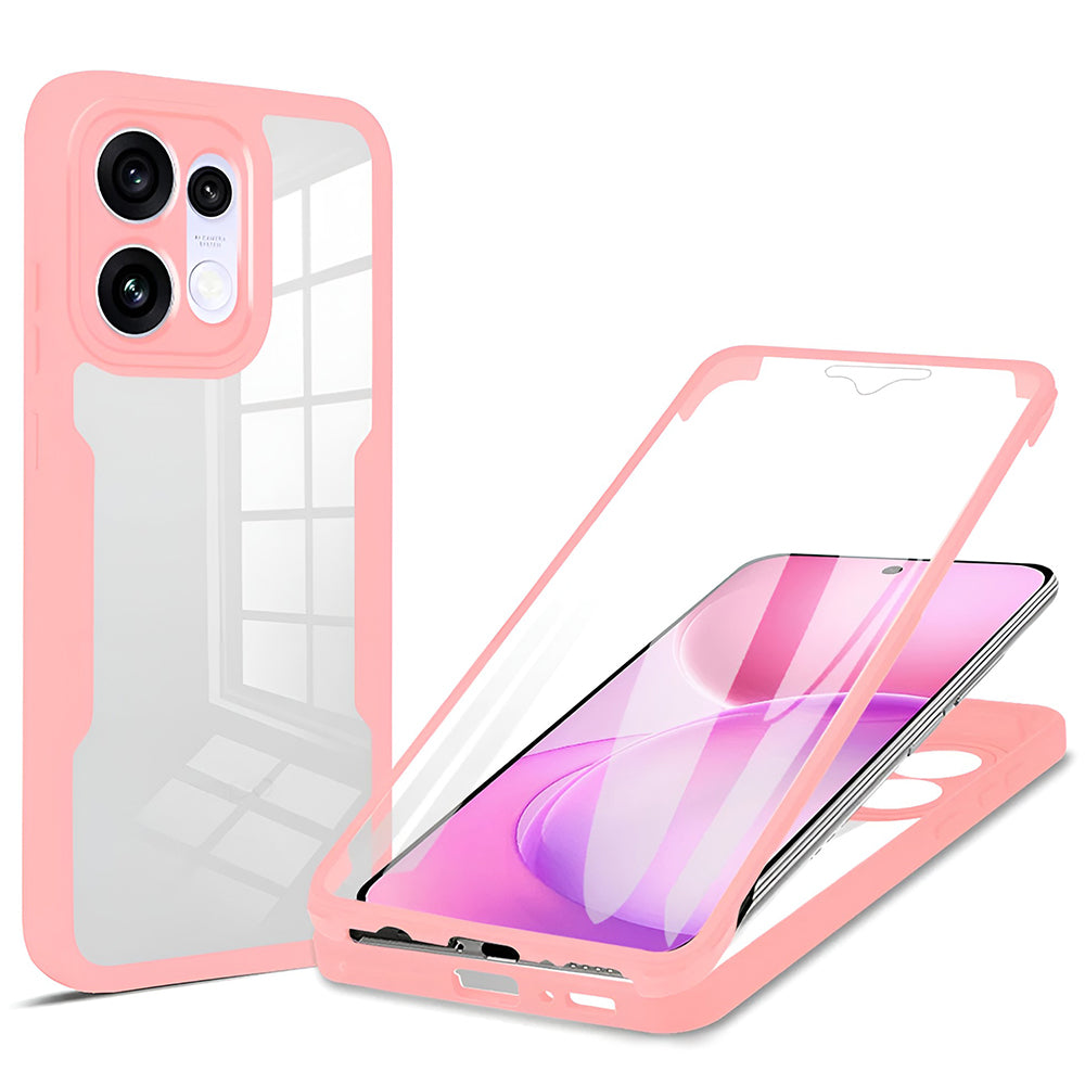 Hülle für Oppo Reno16 / Reno16 Pro, Techsuit, ColorVerse 360, Rosa