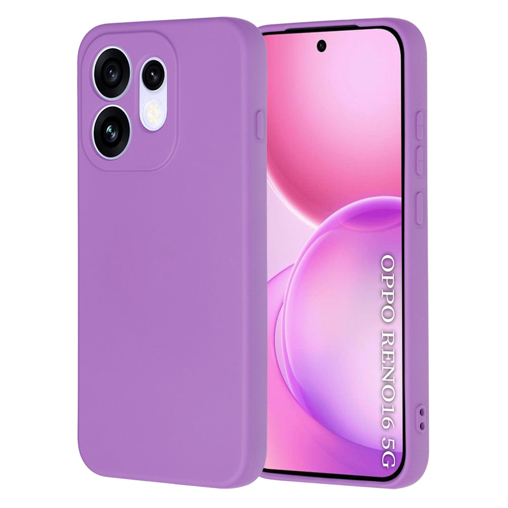 Hülle für Oppo Reno16, Techsuit, SoftFlex, Lila