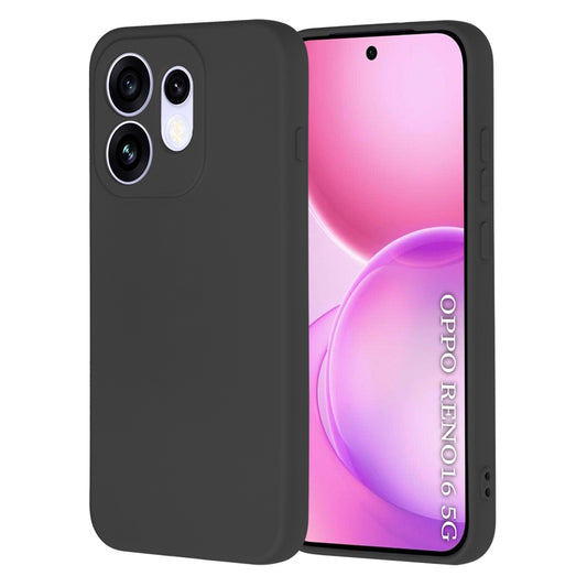 Hülle für Oppo Reno16, Techsuit, SoftFlex, Schwarz