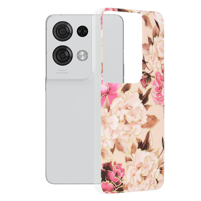 Hülle für Oppo Reno8 Pro, Techsuit, Marble, Beige