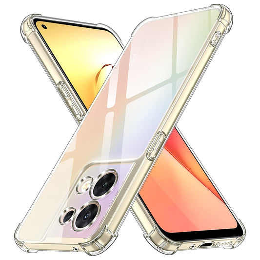 Hülle für Oppo Reno8, Techsuit, stoßfest klar, transparent