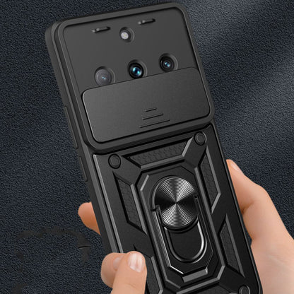 Hülle für Realme 11 4G, Techsuit, CamShield, Schwarz