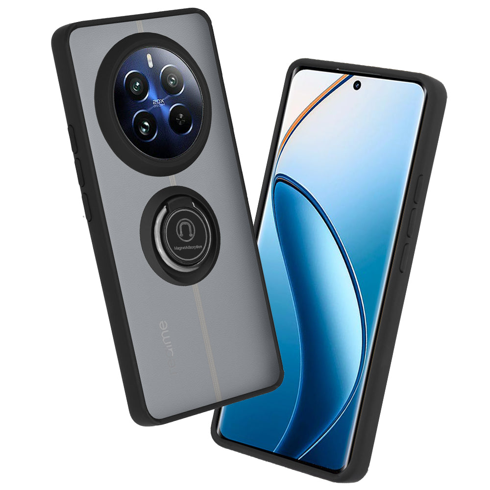 Hülle für Realme 12 Pro / 12 Pro+, Techsuit, Glinth, Schwarz