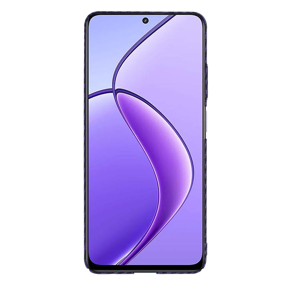 Hülle für Realme 12x / 12, Techsuit, Carbonite FiberShell, Lila