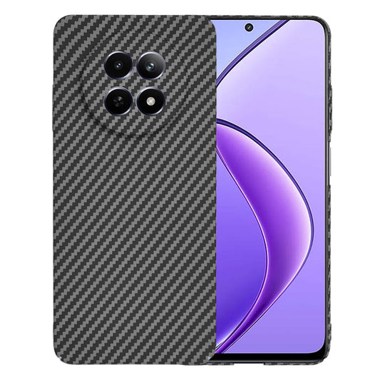Hülle für Realme 12x / 12, Techsuit, Carbonite FiberShell, Schwarz