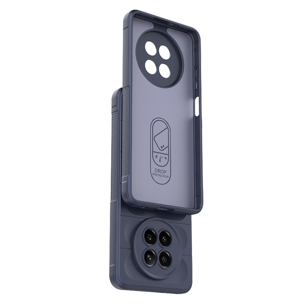 Hülle für Realme 12x / 12, Techsuit, Magic Shield, Rot