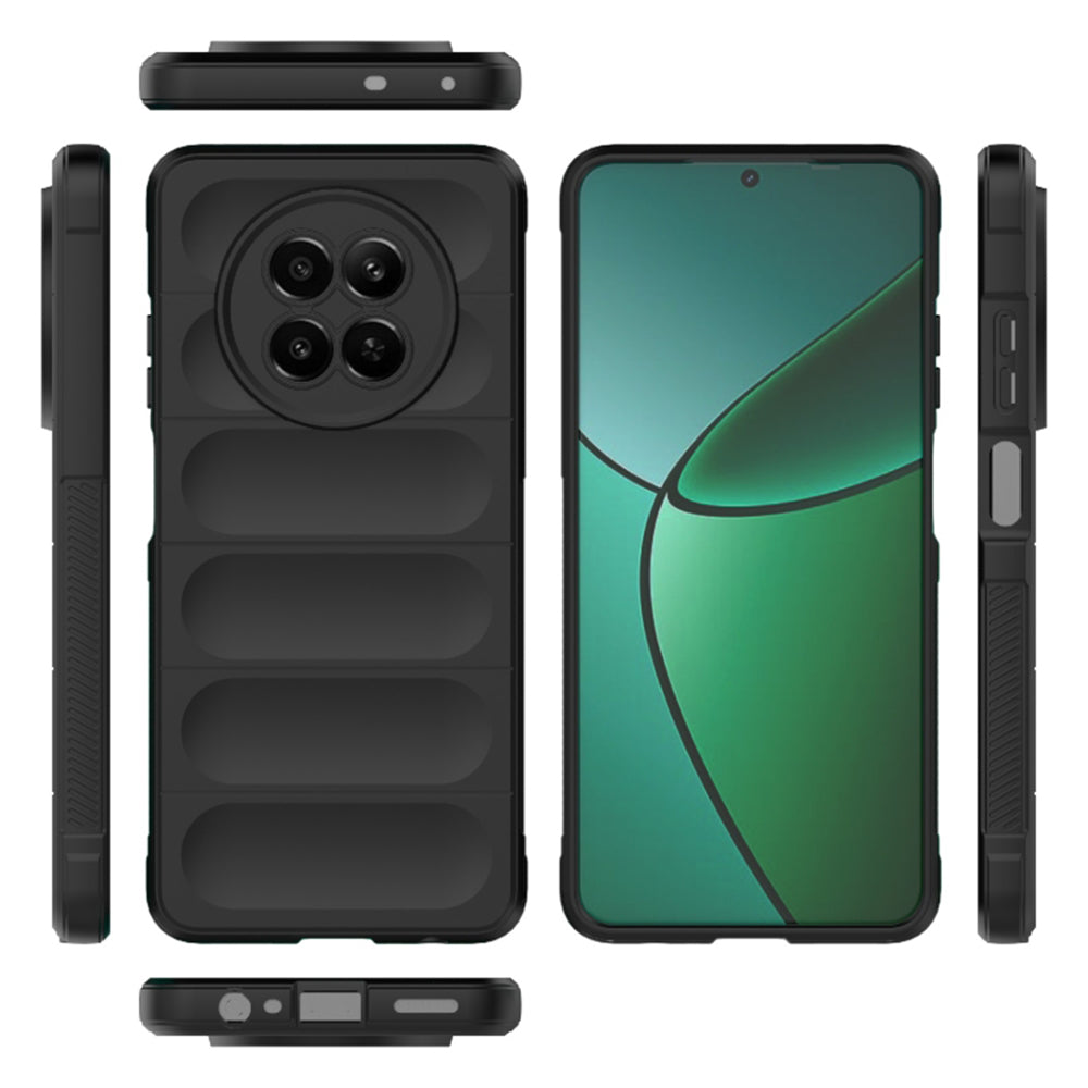 Hülle für Realme 12x / 12, Techsuit, Magic Shield, Rot