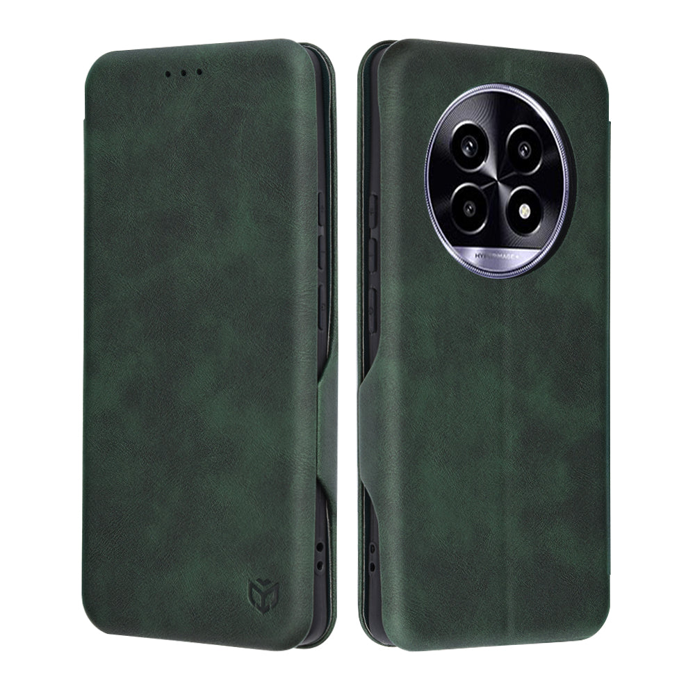 Hülle für Realme 13 Pro / 13 Pro+, Techsuit, Safe Wallet Plus, Grün