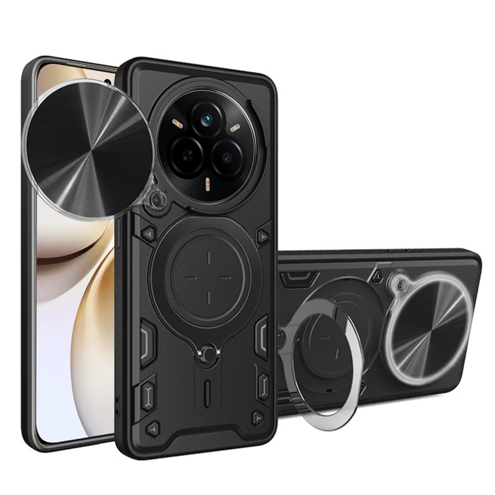 Hülle für Realme 14 Pro+, Techsuit, CamGuard Pro, Schwarz