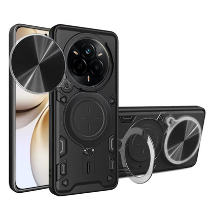 Hülle für Realme 14 Pro+, Techsuit, CamGuard Pro, Schwarz