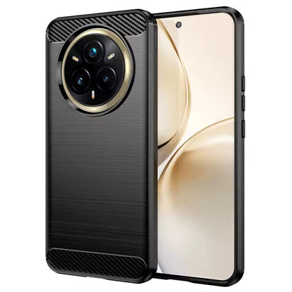 Hülle für Realme 14 Pro+, Techsuit, Carbon, Schwarz