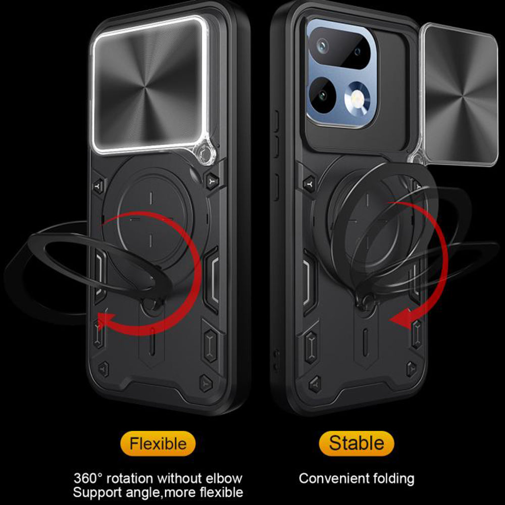 Hülle für Realme 16 Pro+, Techsuit, CamGuard Pro, Blau
