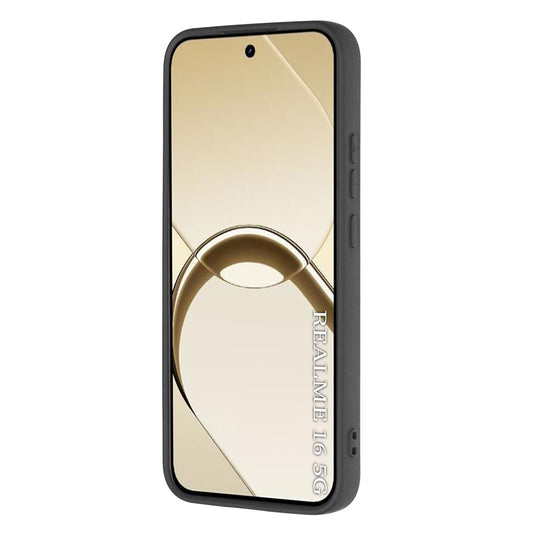 Hülle für Realme 16, Techsuit, SoftFlex, Schwarz