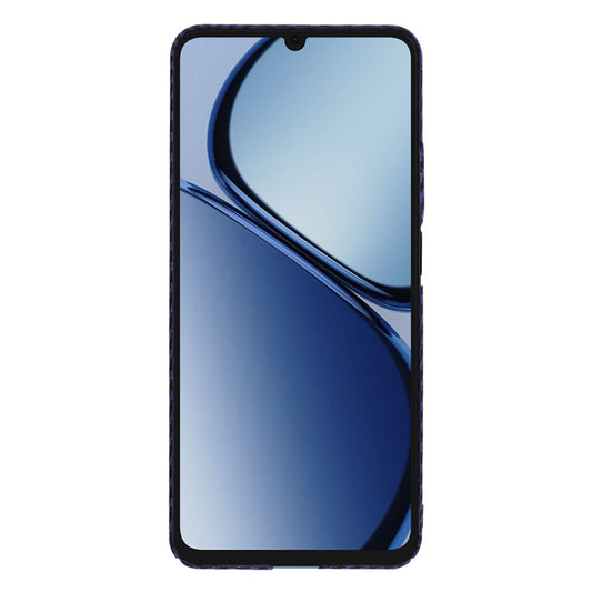 Hülle für Realme C63 / C61, Techsuit, Carbonite FiberShell, Lila