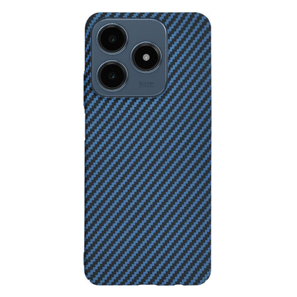 Hülle für Realme C63 / C61, Techsuit, Carbonite FiberShell, Türkis