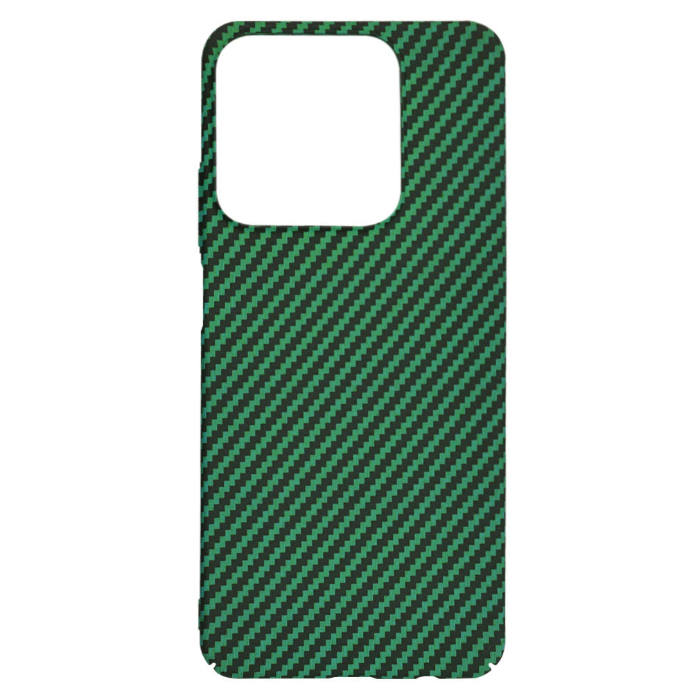 Hülle für Realme C63 / C61, Techsuit, Carbonite FiberShell, Grün