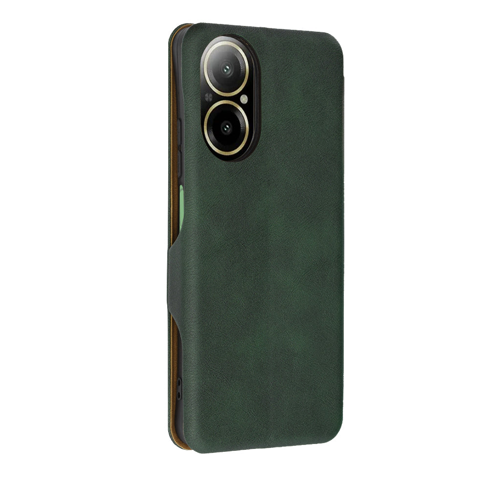 Hülle für Realme C67 4G, Techsuit, Safe Wallet Plus, Grün