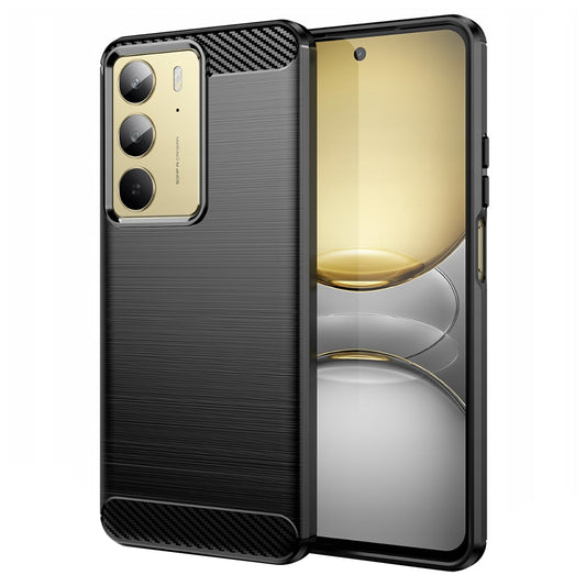 Hülle für Realme C75 5G / 14x, Techsuit, Carbon, Schwarz