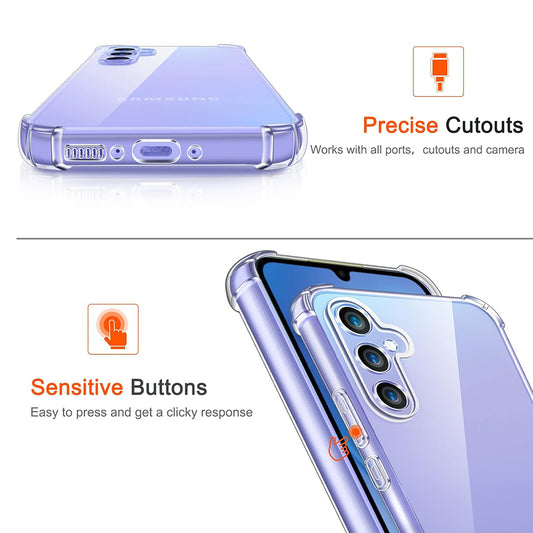 Hülle für Realme C75 5G, Techsuit, stoßfest klar, transparent