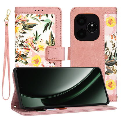 Hülle für Realme GT 6T / GT 6, Techsuit, FlipCraft, Rosa