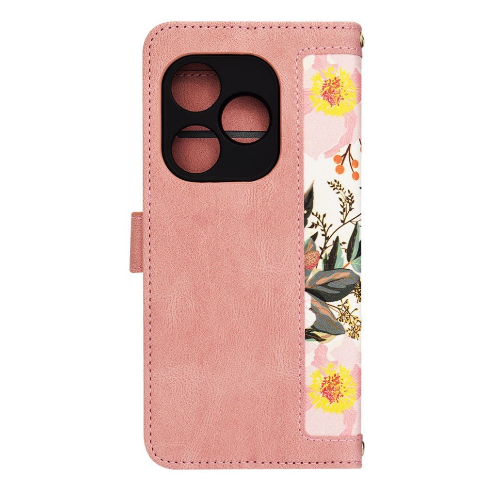 Hülle für Realme GT 6T / GT 6, Techsuit, FlipCraft, Rosa