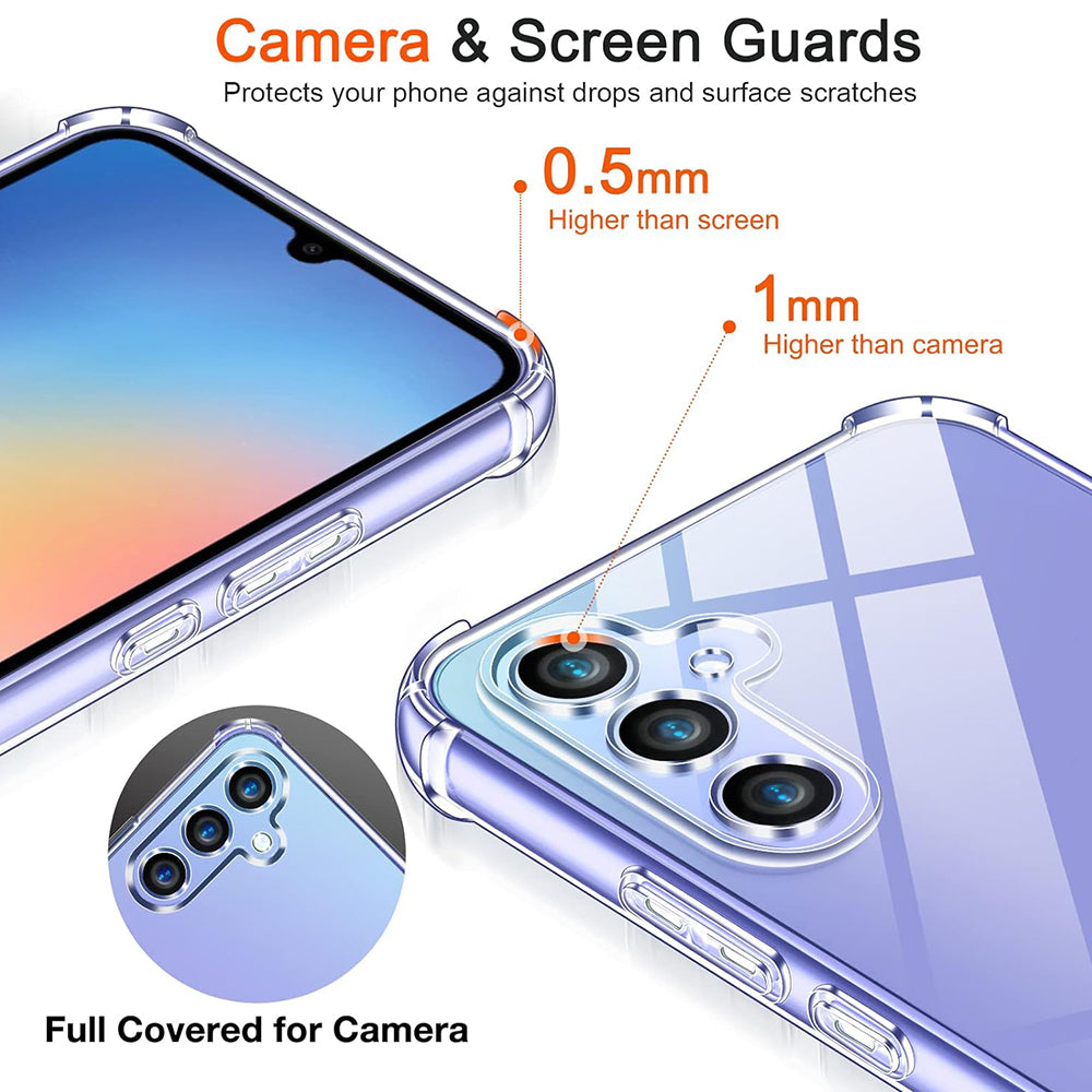 Case for Realme GT 7 Pro, Techsuit, Shockproof Clear, Transparent