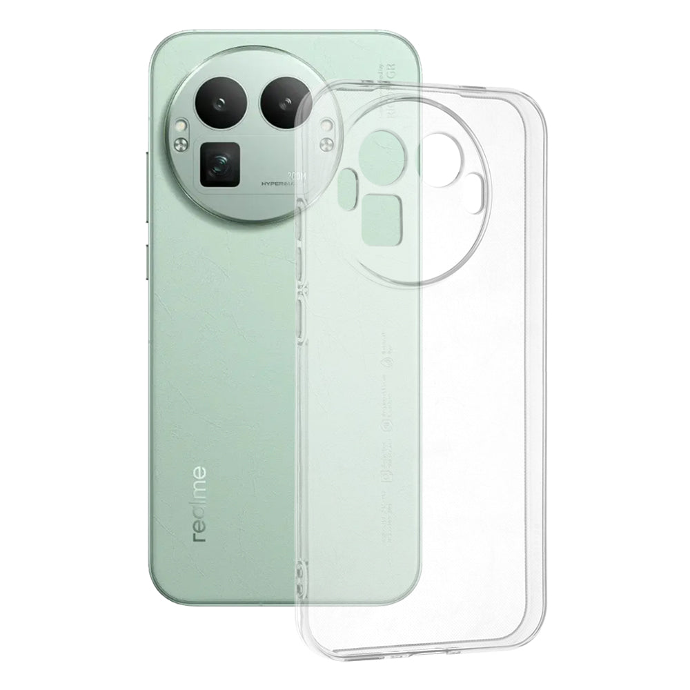 Hülle für Realme GT 8 Pro, Techsuit, Clear (Runde Kameraaussparung), Transparent