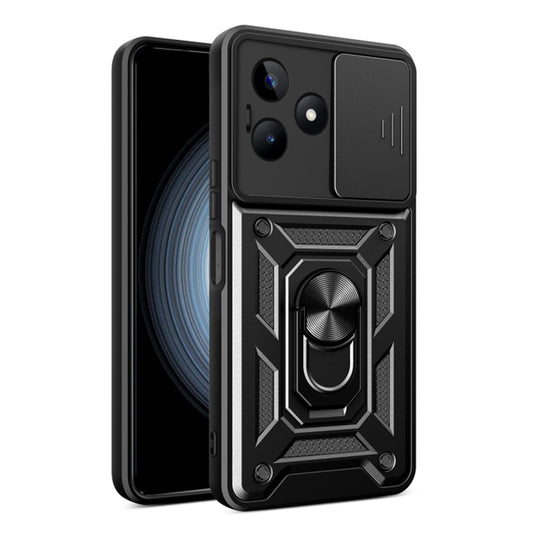 Hülle für Realme Note 50 / C51, Techsuit, CamShield, Schwarz
