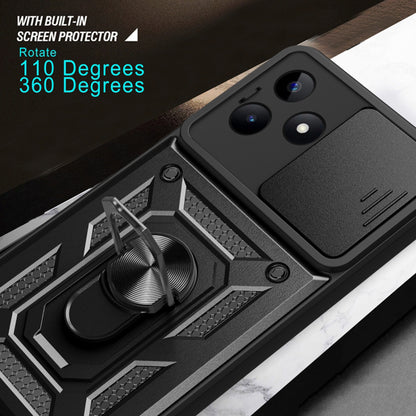 Hülle für Realme Note 50 / C51, Techsuit, CamShield, Schwarz