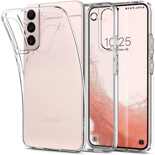 Gehäuse für Samsung Galaxy S22 5G S901, Spigen, Flüssigkristall, Transparent 