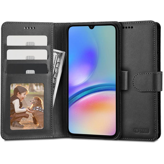 Tasche für Samsung Galaxy A05s A057, Tech-Protect, Wallet, Schwarz 