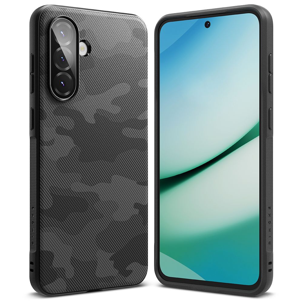 Hülle für Samsung Galaxy A36 A366, Ringke, Onyx Camo, Schwarz