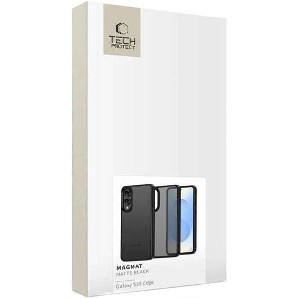 Case for Samsung Galaxy S25 Edge S937, Tech-Protect, Magmat, Black
