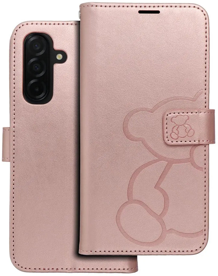 Hülle für Samsung Galaxy A26 A266, OEM, MEZZO Teddy Bear, Roségold