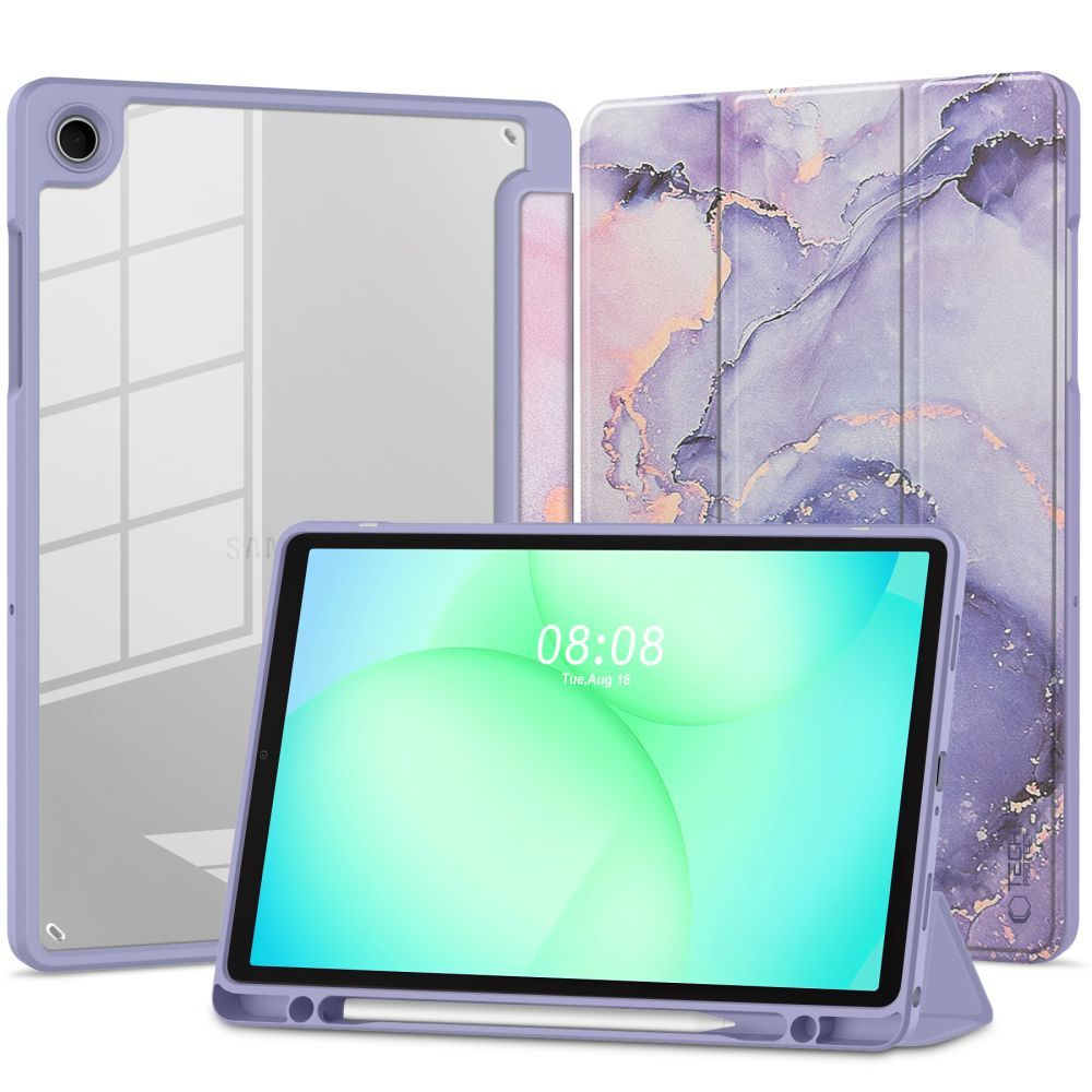 Hülle für Samsung Galaxy Tab A11+ / Tab A9+, Tech-Protect, SC PEN Hybrid, Violett