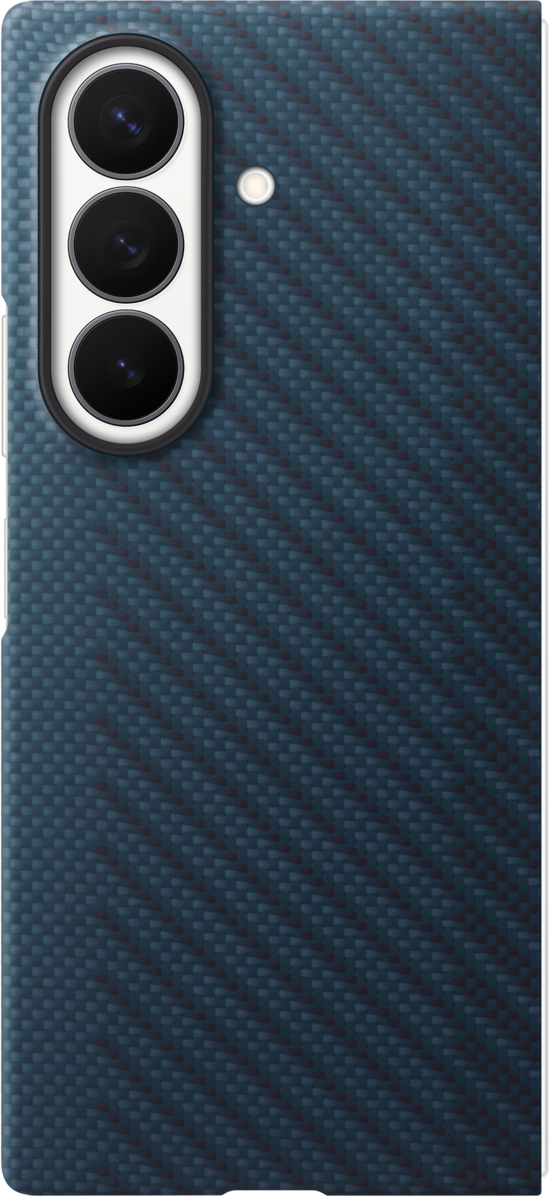 Hülle für Samsung Galaxy Z Fold8 Ultra F976, Carbon Magnet Case, Marineblau EF-KF976SNEGWW