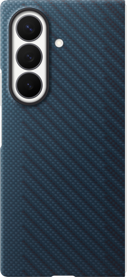 Hülle für Samsung Galaxy Z Fold8 Ultra F976, Carbon Magnet Case, Marineblau EF-KF976SNEGWW