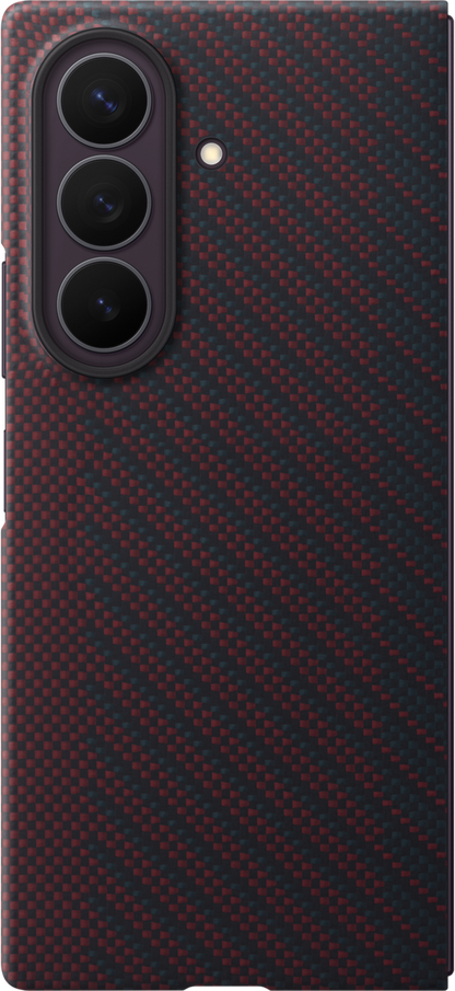 Case for Samsung Galaxy Z Fold8 Ultra F976, Carbon Magnet Case, Red EF-KF976SREGWW