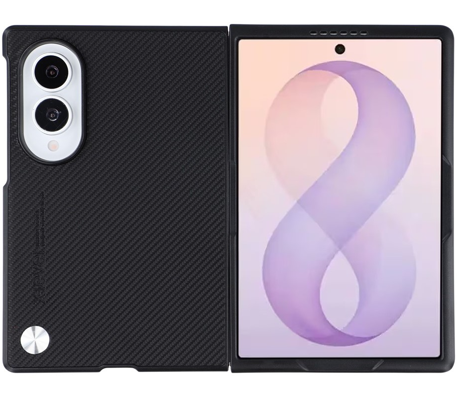 Hülle für Samsung Galaxy Z Fold8 F971, X-Level, Carbon, Schwarz